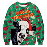 Lesmart Unisex Ugly Christmas Crewneck Sweatshirt